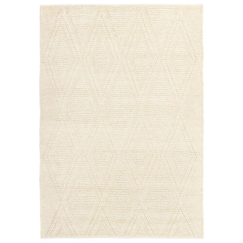 Ковер из шерсти и переработанного хлопка shillong из коллекции e 1