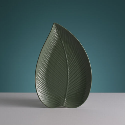 Блюдо сервировочное in the forest leaf, 20,5х31,5 см, серо-зелен 2