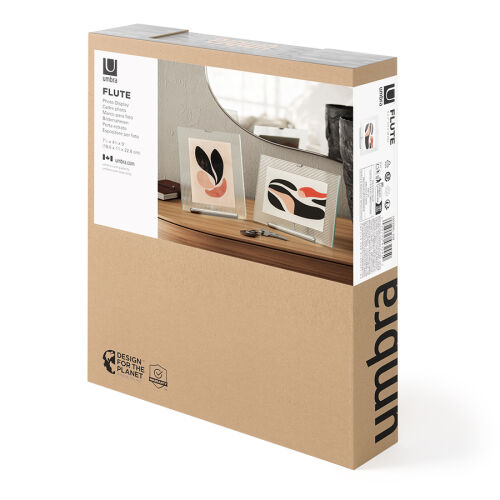 Фоторамка flute, 20х23 см, хром 7