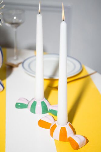 Подсвечник funfair, 5,5х12х3 см, оранжевый 2