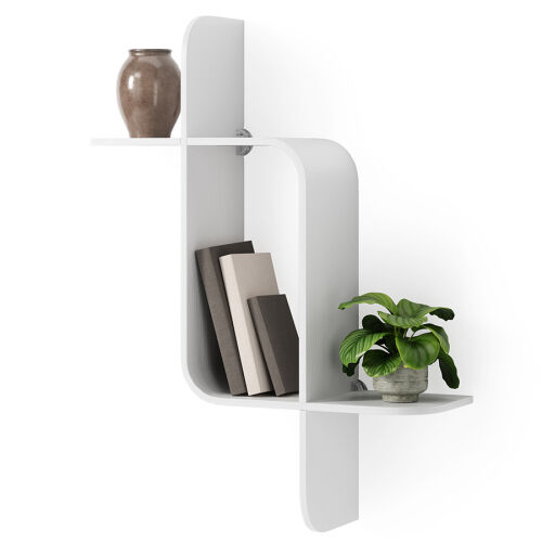 Полка настенная montage, белая 3