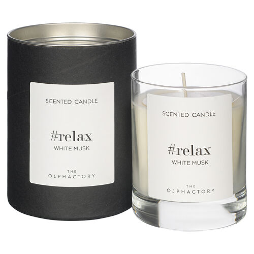 Свеча ароматическая the olphactory, relax black, white musk (нов 1 Свеча ароматическая the olphactory, relax black, white musk (нов 1