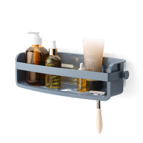 Органайзер для душа flex adhesive, голубой 7