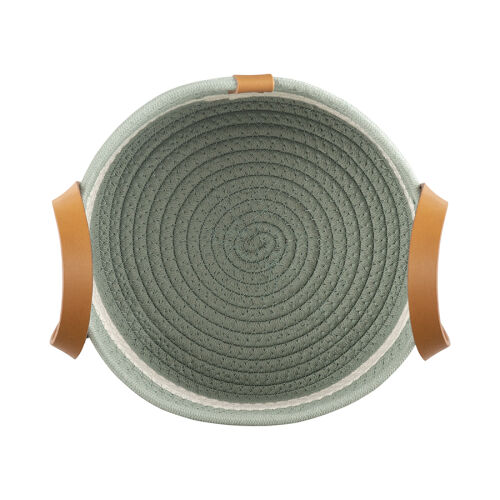 Корзина для хранения helly D26х13 см, бежевая/зеленая 4 Корзина для хранения helly D26х13 см, бежевая/зеленая 4