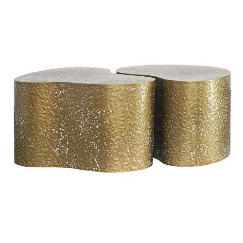 Набор из 2-х столиков grannis, золотистые 2