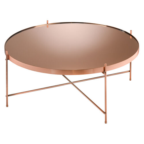 Столик josen, D85 см, розовый/медный 1 Столик josen, D85 см, розовый/медный 1