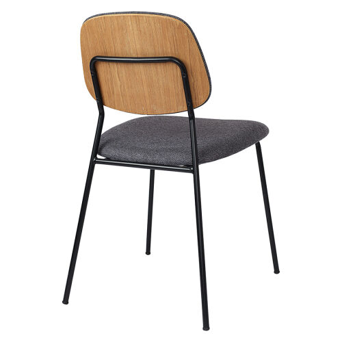 Стул tilla, рогожка, дымчато-серый 6