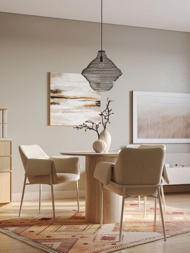 Светильник подвесной vinger, D45х50 см, темно-серый 3