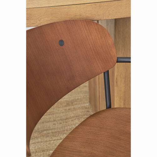 Стул с подлокотниками torfrid, орех 4