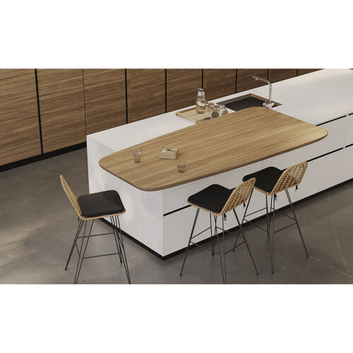 Стул барный vetle flat, ротанг 18