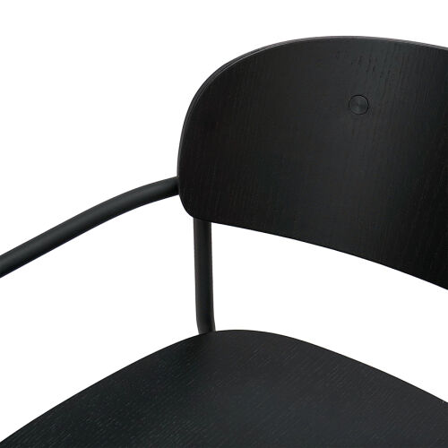 Стул с подлокотниками torfrid, черный 6