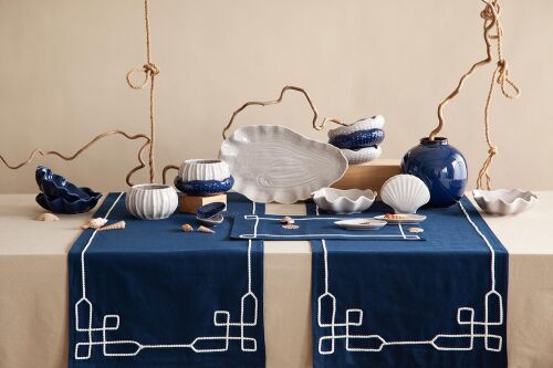 Дорожка на стол navy story из коллекции sea treasures, 45х150 см 4