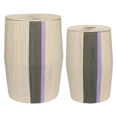 Корзина плетеная conga grey из коллекции ethnic, размер l 7 Корзина плетеная conga grey из коллекции ethnic, размер l 7