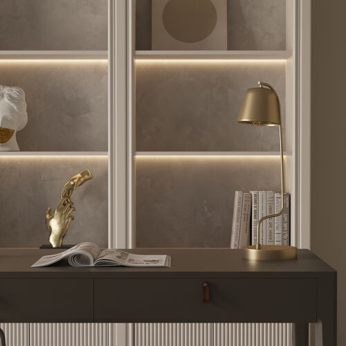 Лампа настольная enkel mon, D20,5х57 см, золотистая 3