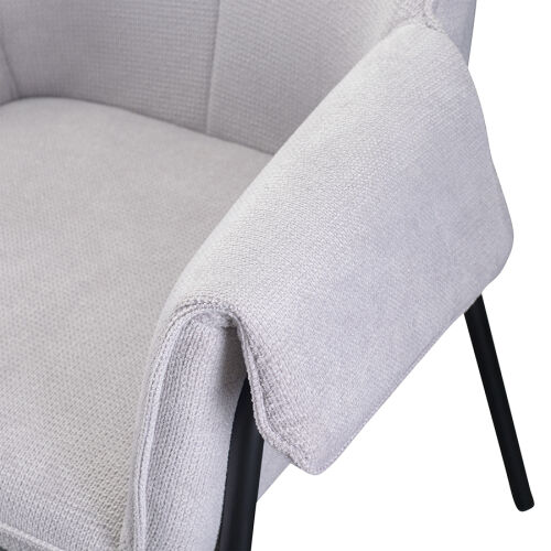 Стул aline, шенилл, светло-серый 5