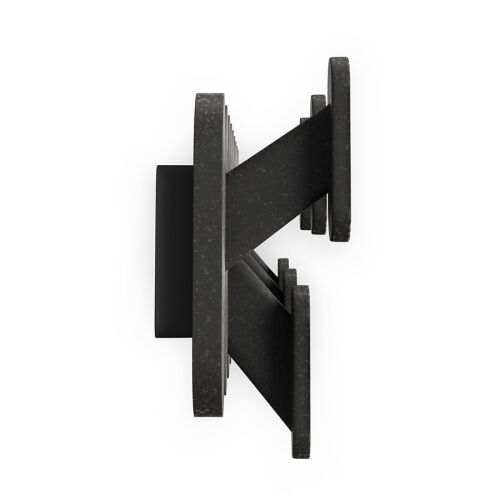 Вешалка настенная tempo, 6 крючков, черная 4