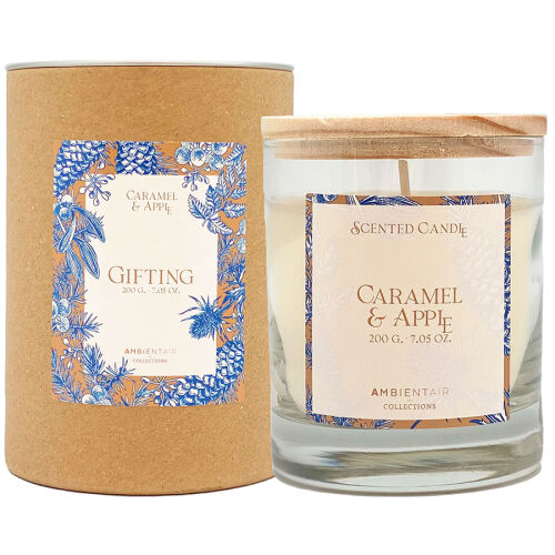 Свеча ароматическая gifting, caramel&apple, 40 ч 1 Свеча ароматическая gifting, caramel&apple, 40 ч 1