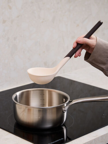Половник smartchef, 31 см, бежевый/бордовый 4