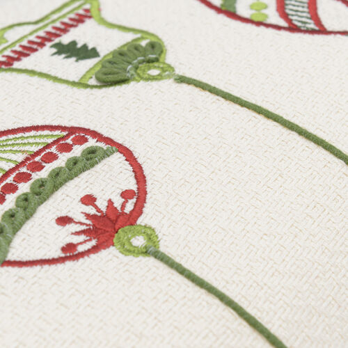 Подушка декоративная с вышивкой christmas decorations из коллекц 5