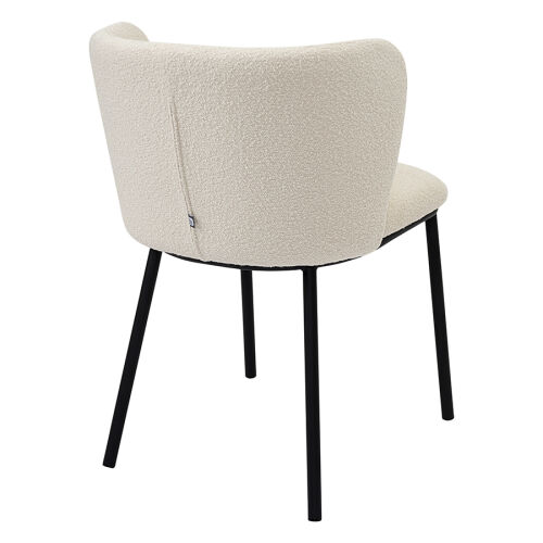 Стул foggy, букле, молочный 6