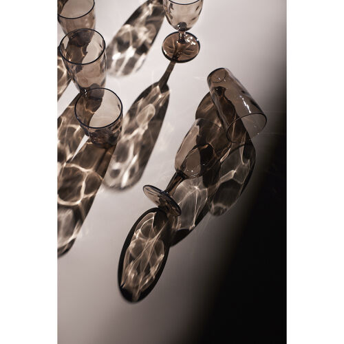 Набор бокалов из акрила hollow для вина, 430 мл, серо-коричневый 3