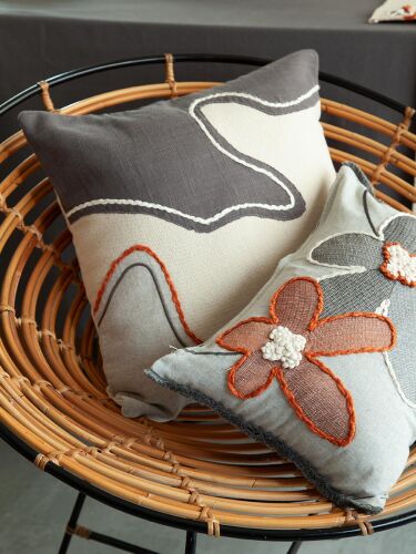 Чехол на подушку flowing stone из коллекции ethnic, 45х45 см 3