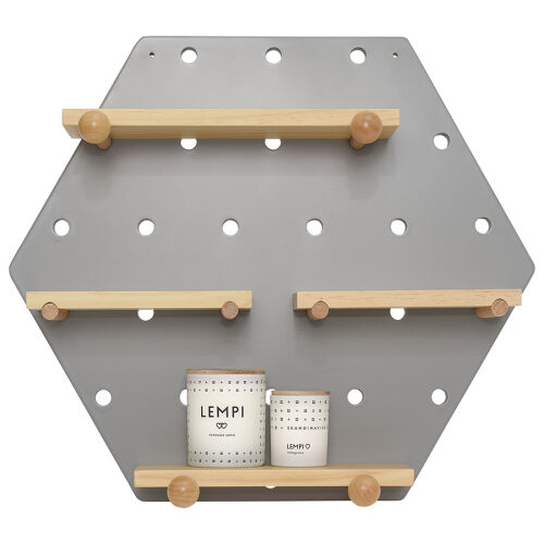 Пегборд shely, 43х50 см, светло-серый 3