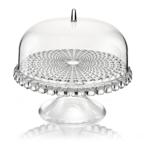 Блюдо для торта с крышкой tiffany, D30 см, прозрачное 1 Блюдо для торта с крышкой tiffany, D30 см, прозрачное 1