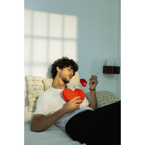 Ваза для цветов love, 15,5 см, красная 4 Ваза для цветов love, 15,5 см, красная 4