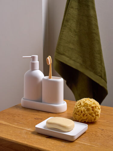 Стакан для зубных щеток slim, белый 3