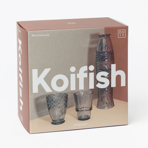 Набор стаканов koifish, голубые 6