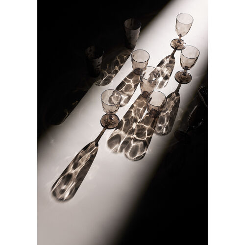 Набор бокалов из акрила hollow для вина, 430 мл, серо-коричневый 1