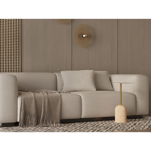 Столик кофейный gryd, D40 см, золотистый 1