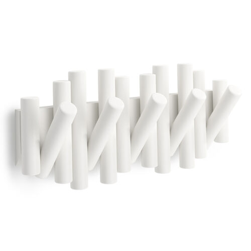 Вешалка настенная picket, 5 крючков, белая