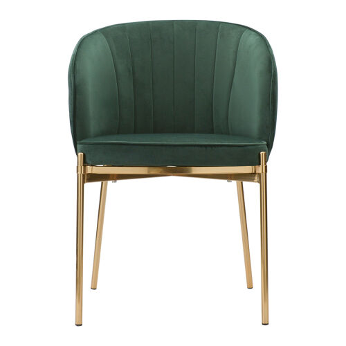 Стул coral, велюр, зеленый 5