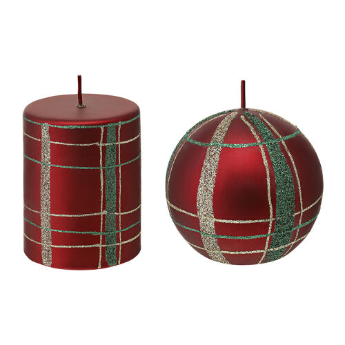 Набор декоративных свечей festive classics из коллекции new year 1 Набор декоративных свечей festive classics из коллекции new year 1