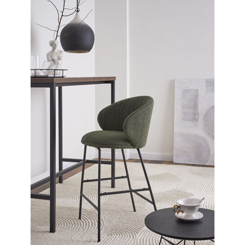 Стул полубарный comfy, рогожка, шпинат 3