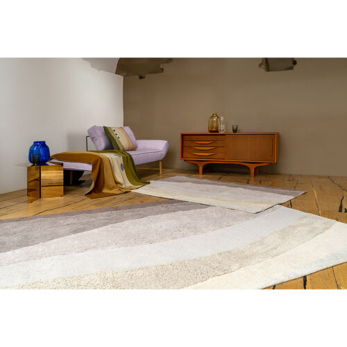 Ковер из хлопка с рисунком rice plantation из коллекции terra, 1 2