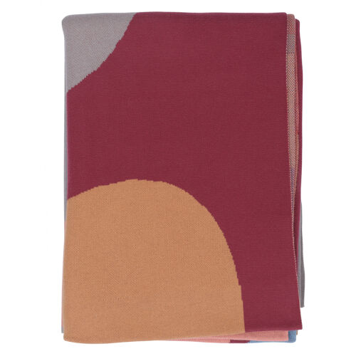 Плед из хлопка с авторским принтом из коллекции freak fruit, 130 1