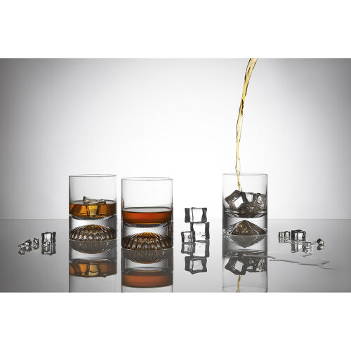Набор стаканов для виски genty ribbs, 240 мл, 2 шт. 2