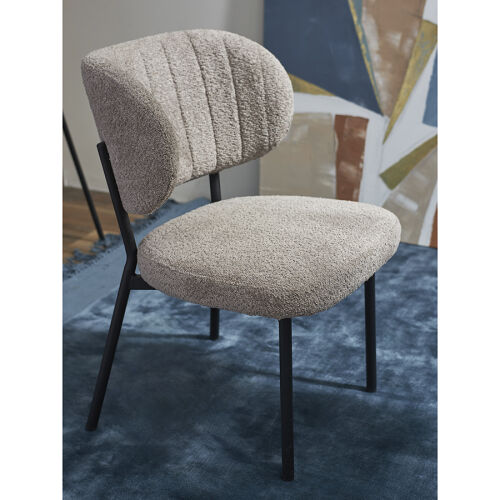 Стул robbi, букле, серо-бежевый 5