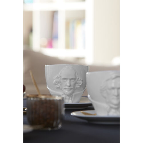 Чайная пара talent, william shakespeare, 260 мл, белая 4 Чайная пара talent, william shakespeare, 260 мл, белая 4