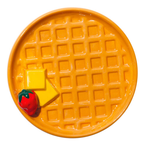 Поднос декоративный, good morning, waffle, D18,5 см 1 Поднос декоративный, good morning, waffle, D18,5 см 1