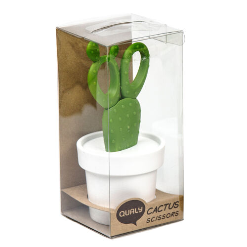 Ножницы с держателем cactus, белые/зеленые 1 Ножницы с держателем cactus, белые/зеленые 1