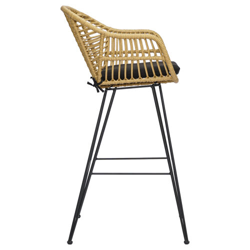 Стул барный vetle bent, ротанг 10