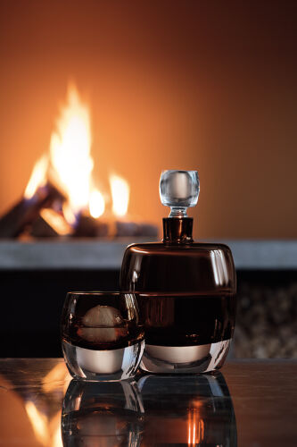 Набор низких стаканов whisky club, 230 мл, коричневый, 2 шт. 3