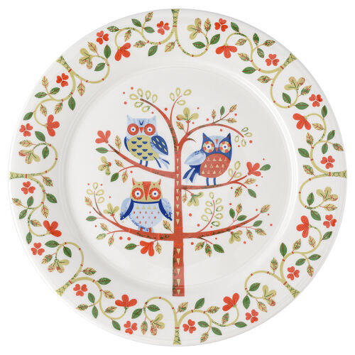 Тарелка owl из коллекции birds of paradise, D28 см 8