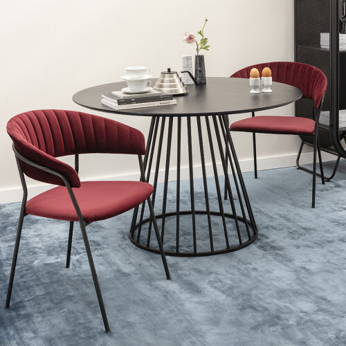 Стул stefany, велюр, винный 7