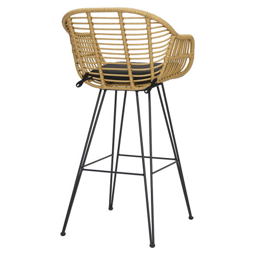 Стул барный vetle bent, ротанг 11