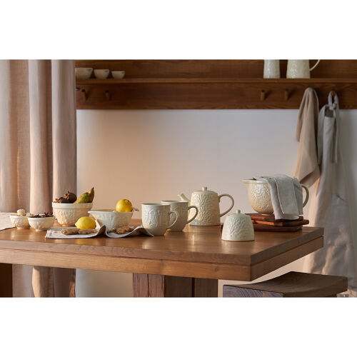 Миска для смешивания birds of paradise, 1,5 л, кремовая 4